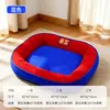 Nova cama para pet com almofada removível, adequada para todas as estações, confortável e macia, cama oval para cães e gatos, disponível para atacado e envio direto da fábrica