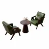 Sillón Individual, Mesa y Sillas Pequeñas para Sala de Estar y Balcón, Silla para Dormitorio de Hotel y Casa de Huéspedes, Estilo Vintage