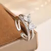 Anillo Abierto de Lujo Ligero de Alta Gama Estilo Coreano Ins para Mujer, Selección de Influencers, Estilo Japonés y Coreano, Anillo de Moda Elegante al por Mayor