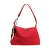 Bolso Minimalista de Ante de Nicho para Debajo del Brazo para Mujer 2025 Otoño Temprano Nuevo Versátil Retro Mate Bolso de Hombro Cruzado para Viajar