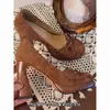 Bailarinas con Resorte de Lazo Estilizadas para Mujer Nuevas 2025 Estilo Británico Medieval Mary Jane Tacones Altos Nicho Retro