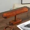 Soporte de exhibición transfronterizo de madera de pino color nogal para relojes y pulseras, soporte de madera maciza de alta gama para relojes y estante de almacenamiento para pulseras de colección
