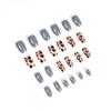 [Morandi Blue Milk Cafe Leopard] Uñas para usar Uñas para usar Uñas para usar Uñas para usar Uñas para usar al por mayor Uñas para usar Uñas para usar Uñas para usar