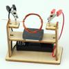 Tecnologia de motor simples caseiro pequena produção DIY artesanal pequena invenção física motor de bobina eletromagnética DC
