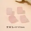 Azúcar de Cristal Natural Cubo Espaciador Cuentas Accesorios Hecho a Mano DIY Pulsera Collar Colgante Aguamarina Cuadrado Pequeños Accesorios Mayoreo