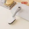 Cepillo para Zapatos Multifuncional Simple Patrón de Hoja Cerdas Rígidas Cepillo para Lavandería Limpieza del Hogar Cepillo para Zapatos No Daña los Zapatos Artefacto para Lavar Zapatos Cepillo