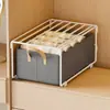 Caixa de armazenamento de guarda-roupa tipo gaveta, armazenamento em camadas para roupas íntimas e meias, caixa de armazenamento para roupas e calças, armário de armazenamento simples para casa