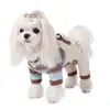 Ropa para mascotas, overol de pana de dos piezas falso, chaqueta de cuatro patas para otoño e invierno, cálida para perros pequeños y medianos, ropa para perros Bichón