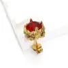 Estilo Japonés y Coreano Ins Personalizados Moda Retro Redondos Zirconia Pendientes Nicho Alta Gama Unisex Pendientes Pendientes