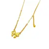 Nueva Cadena de Clavícula Mariposa Láser de Suministro en Vivo Estilo de Lujo Accesible para Collar CNC Joyería de Diseño de Nicho para Mujer Venta al por Mayor