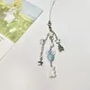 [Boneca Ursinho] Feita à Mão com Contas Caseira Estilo Girly Coração Simples Ins Corrente para Celular Pingente Fofo Guben Ccd