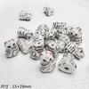 Fábrica negro tridimensional cuentas de cerámica dibujos animados forma especial cuentas cuentas diy joyería hecha a mano cuentas sueltas accesorios al por mayor