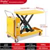 Plataforma Elétrica Móvel Transfronteiriça DPS800 800kg Litro 1.5 Metro Carro de Elevação Elétrico Carro de Plataforma Tesoura