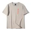 Tecido Waffle Respirável! Camiseta Casual Confortável e Versátil com Gola Redonda e Manga Curta para Casais, Tendência 10997