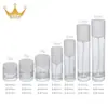 En stock l alta permeabilidad pared gruesa botella de agua y leche para el cuidado de la piel esencia emulsión cobertura total presión engrosada spray set de botellas cosméticas