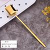 Amazon Cuchara de Hielo de Punta Redonda Acero Inoxidable 304 Mango Largo Cuchara Mezcladora de Hielo Postre Pala Plana Miel Cuchara Ovalada