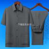 Roupa para pai de meia-idade e idoso roupas de verão camisa de verão para velho camisa masculina de seda gelada camisa de verão para avô masculina manga curta
