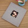 Álbum de fotos de filme autoadesivo de superfície de linho transfronteiriço, álbum de família, álbum de fotos filatélico colado à mão, em estoque