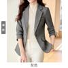 Traje pequeño Chaqueta de mujer Verano Delgado Corto Ajustado Transfronterizo Nueva Moda Trendy Malla Casual Traje OL Top