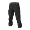 Pantalones Ajustados Deportivos de Punto para Hombre Verano Fitness Baloncesto Compresión Base Cortos Secado Rápido Transpirables Traje de Atletismo