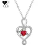 Knn-469 Collar de Corazón de Lujo Ligero para Mamá, Diseño de Nicho Transfronterizo, Cadena para Clavícula que No se Desvanece, Cadena para Suéter