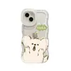 Funda de Teléfono Transparente de Cachorro Sorprendido para Apple 18Pm iPhone 16 Chicas Lindas 15 Doble Soporte 17 Silicona