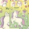 8 Adhesivos Adorables de Pony Arcoíris de Dibujos Animados para Laptop, Agenda, Funda de Teléfono, Cambio DIY, Adhesivos Impermeables