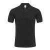 Polo Piqué de Algodón Puro de Color Puro 220g Holgado con Solapa Manga Corta Ropa de Trabajo Corporativa para Eventos Estampado Bordado Logotipo