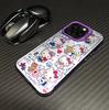Adequado para Apple 16Promax Mobile Phone Case Iphone14 Creative 13 Novo Estilo 12 Laço Rosa Recortado Kt Cat