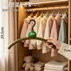 Percha Curva Monstruo Verde Pequeño, Hombro Ancho, Multifuncional, Antideslizante, Sin Arrugas, para Ropa de Adultos, Percha para Secado de Ropa sin Deformar