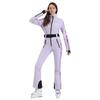 Nuevo Traje de Esquí para Mujer Combo Profesional Impermeable Cálido Ajustado Doble Tabla Americano Transfronterizo Traje de Esquí Pantalones
