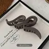 Pinza de ola esmerilada pinza Maillard grande para mujer estilo nuevo 2023 pinza de tiburón de alta calidad accesorios para el cabello