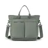 Bolsa Tote Minimalista Transfronteriza, Gran Capacidad, Bolso de Hombro Versátil de Nylon, Bolso Cruzado de Nicho para Viajes Diarios con Múltiples Bolsillos