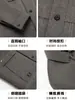 Em estoque, pronto para envio, mistura de lã dupla face, jaqueta curta de lã popular para outono/inverno, estilo business casual masculino, com gola alta
