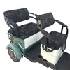 Adecuado para asiento de triciclo eléctrico Yadi C18, funda de asiento, protección solar, impermeable, cuero engrosado, funda de asiento universal para cuatro estaciones