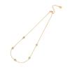 [Ice Moe] Collar de Ojo de Aceite Goteante Palma Estrella Joyería de Acero Inoxidable Joyería Transfronteriza Europea y Americana para N084