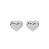 Pendientes Nuevos en Forma de Corazón Japoneses y Coreanos St.Delan Pendientes de Corazón de Acero Inoxidable Pendientes Sencillos y Modernos Puntos al Por Mayor