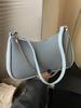 Bolso de hombro informal de color sólido para mujer, estilo coreano, elegante, sencillo, con cadena, combinable con todo, venta al por mayor transfronteriza