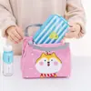 Bolsa Lancheira Estudantil Criativa Desenho Animado Bolsa de Lanche Infantil Bolsa de Lanche Bolsa de Armazenamento Bolsa Térmica de Inverno