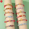 Joyería de Cuerda Multicolor Tejida a Mano en Nuevo Estilo Chino, Diseño Unisex, Moda Nacional de Tendencia, Accesorio de Mano de Estilo Nicho
