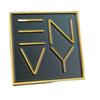 Letrero metálico aleación de zinc y aluminio corrosión alto brillo trefilado impresión placa de nombre logo LOGO impermeable acero placa de nombre láser
