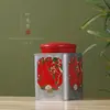 Nueva Lata Cuadrada de Hojalata para Té Té Negro Té Verde Té Aromático Dahongpao Lata Vacía Sellada para Té en Stock
