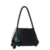 Bolso de mano casual de gran capacidad con patrón tejido vintage, elegante 2026 nueva bolsa de verano casual de lujo ligero para mujer bajo el brazo