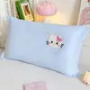 Funda de almohada infantil bordada de toalla de algodón 30X50 Algodón puro Funda de almohada para bebé individual 40X60 Funda de protector de almohada para estudiante