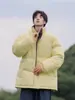 Chaqueta de Algodón de Invierno Repelente al Agua Estilo Nuevo Cálida Cuello Alto Ropa de Algodón Unisex Engrosada Nicho Chaqueta de Panal al por Mayor
