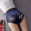 688 Comercio Exterior Cintura Alta Sexy Encaje Braguitas para Mujer Sin Costuras Control de Abdomen Talla Grande Entrepierna de Algodón Puro Calzones para Mujer