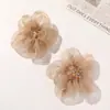 Estilo Dulce y Suave Diamante Brillante Organza Seda Brillante Cinco Pétalos DIY Accesorios para el Cabello de Hada Zapatos Dinastía Han Accesorios de Joyería de Flores