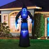 Espejo Negro Luminoso Segador, Varios Estilos, Accesorios de Regalo Creativos de Halloween, Modelo Inflable, Fantasma Divertido