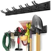 Suporte de Parede para Ferramentas de Jardim Rack de Armazenamento Rack de Exibição de Ferramentas Agrícolas Organizador de Vassoura Pá Enxada Rack de Exibição