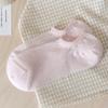 Calcetines náuticos invisibles para mujer, finos, de verano, de algodón, de color liso, cortos, de boca baja y sin talón, de malla.